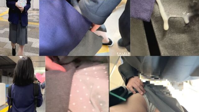 【忍射Ep32】生娘に触りとぶっかけ。車内にて。
