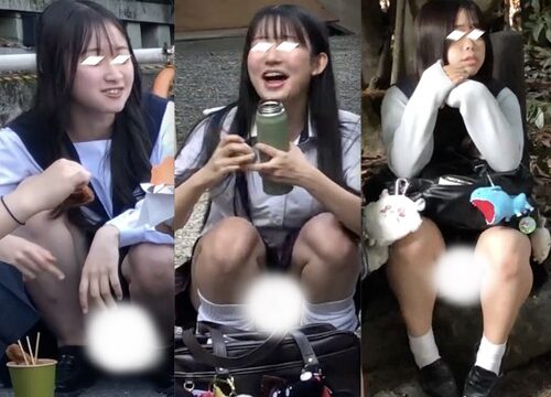 【Full ＨＤ】妄想vol.208「食事がリラックスさせてM字と隙間チラ…」