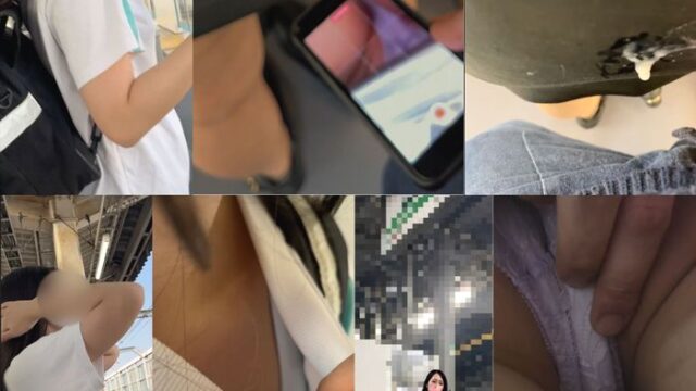 2名収録【忍射Ep33】生娘に触りとぶっかけ。車内にて。