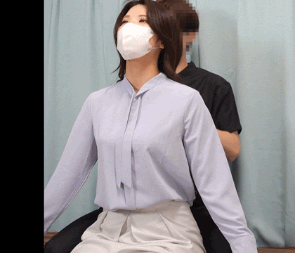 【実録セクハラ接骨院9】GカップエチエチボディのOLお姉さん来店！終始イキまくりでした♡