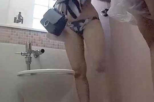 海の洋式トイレを撮ってみた！３６女子達の秘密の会話ハミ毛チェック女も