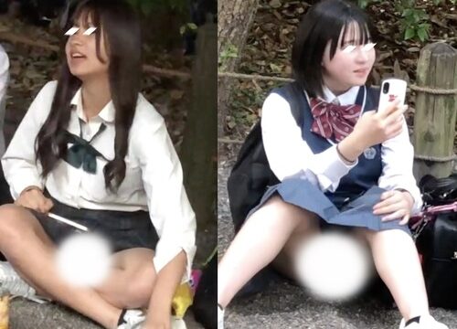 【Full ＨＤ】妄想vol.209「地面座りによる隙間とM字常時チラ…」
