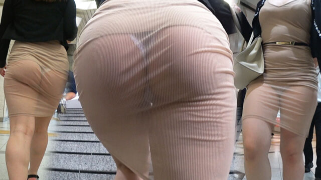 【フルHD 超高画質】デカ尻丸出しがエロ過ぎ！！むっちりスケベな肉感ヒップがブリンブリンと暴れ狂う！！