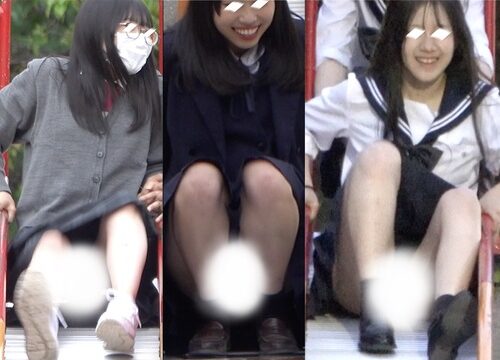 【Full ＨＤ】妄想vol.212「自然とM字になる遊具チラ…」