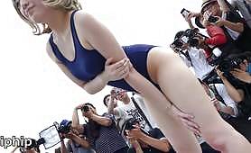 超高画質FHD動画 ハミケツしすぎのスク水美少女！360度囲みでプリケツ撮らせまくり！カメコ大興奮NO-2