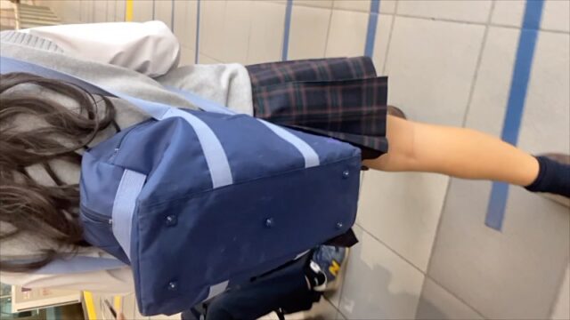 ニンジン好きJKの電車盗撮 [373MB]
