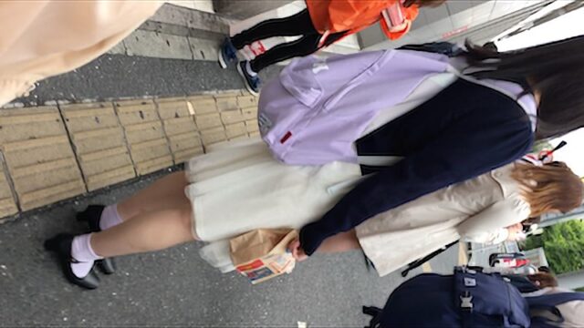 坂系JDちゃん、スカート裏地がずり上ってパンツが透け透け状態に! [643MB]