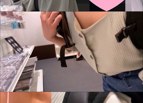 学校でトップクラス娘のおっぱいがおじさんに盗撮されていたので便乗盗撮！w1日で2回も盗撮されてしまってますww