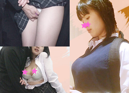爆乳J◯がイヤイヤ言いながらも敏感ボディで感じまくりｗしかも名器で最後は中出しｗ