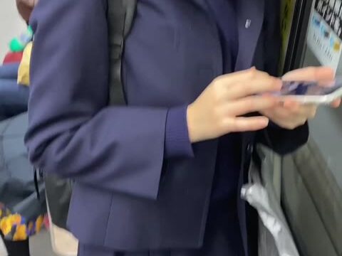 JK風制服美女の対面エロ過ぎるミニスカ生脚199