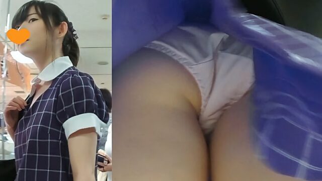 顔つき逆さ撮り17（私服のお姉さん編） [426MB]