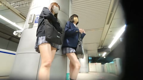 ムラムラ太ももJK その32 激ミニ2人組後編