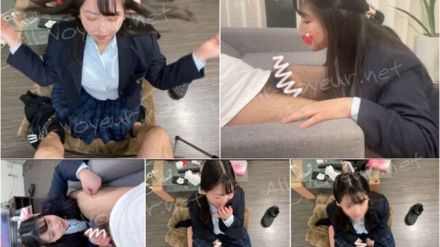 【再販】清楚系の制服ちゃんがちんぽ咥えたらマジでやばかったです