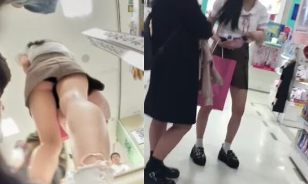 【500円】顔出し！！アイドル顔負け★★黒髪ロングのゲキカワ娘★★えろい下半身に食い込むパンツ★★他おまけ娘付き