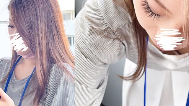 【休憩所・胸チラ⑪】オフィスビル内（2名。広告会社）【パンチラ】 [484MB]