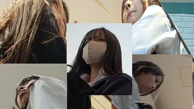 【4K】JKパンチラ10人セット①、盗撮、生パン、綿パン [533MB]