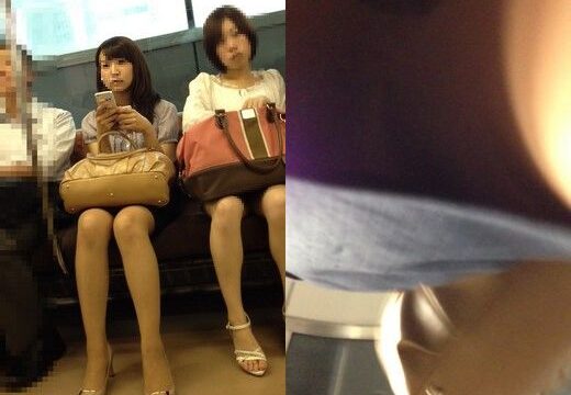 帰宅途中OLさん逆さ撮り　お天気お姉さん風の実況中継