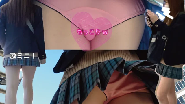 [4K]最高にエロい生足青ギャルのピンクパンツに密着3時間! [2.7GB]