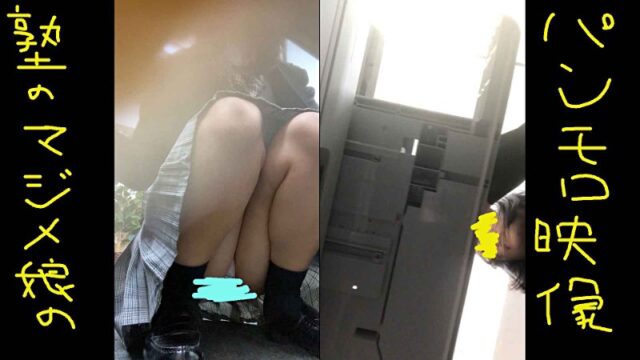 【パンモロ】塾で一番マジメな娘をパンチラ盗撮【さゆりちゃん①】 [202MB]
