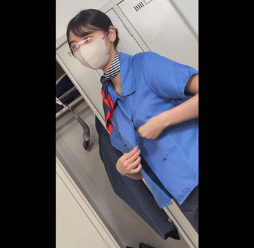 〔非コンプラ動画(79)〕ＣＡ痴●/○N○職員/パンスト美脚汚し