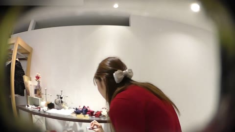 店員1 清楚風なかわいいお姉さんは綿パンツ【FHD高画質】