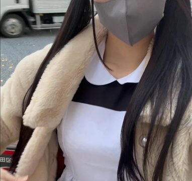 超ミニスカメイド服でアキバ行ってきましたっ！