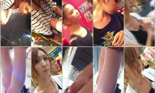 ハイビジョン盗撮！ショップ店員千人斬り！胸チラ編