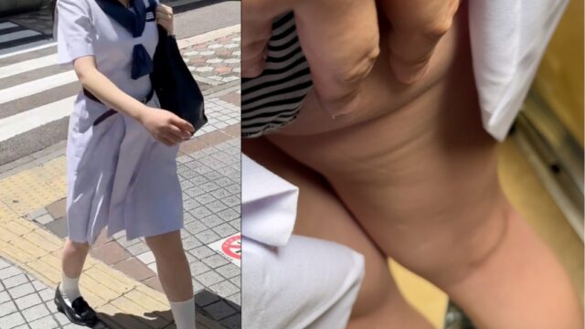 【忍射Ep43】生娘に触りとぶっかけ。摂津国にて