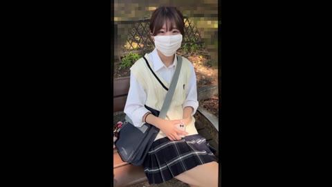 【現役JKにオナサポ交渉】生意気S系●Kに生チンポ見せつけ→相互オナニーの神展開！