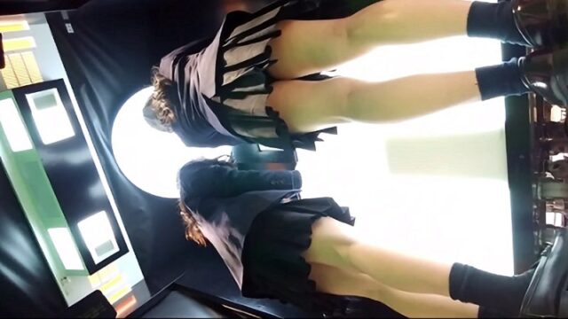 【JKプリクラ23】髪の毛は気にするが肝心な下半身は無防備なスケベ娘【2組】 [99MB]