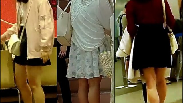 【高画質】私服娘逆さ撮りNo57 [249MB]