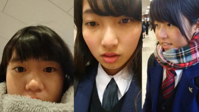 【声かけ】抜けるJKの顔面接写 声かけシリーズ第15弾　登下校女子高生vol.155