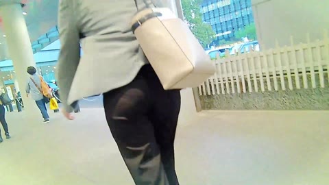 可愛いムッチリ系の巨尻OL＊前も後ろも最高にエロい清楚系美女