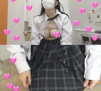 【天】いつもごめんね！青春満喫爆乳白カワ天使ちゃんのスカートに計画的精子大暴発で今回も怒られました！怒ってるのに超可愛い映像