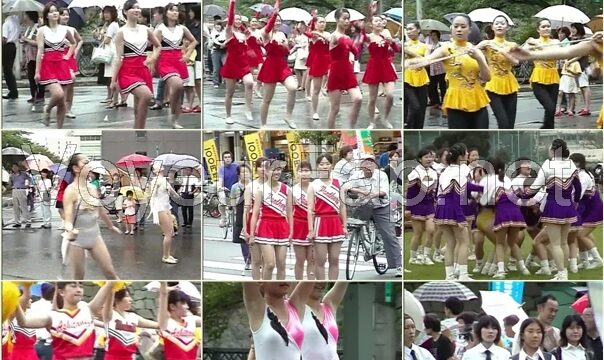 Cheerleaders Candid to2496_01
