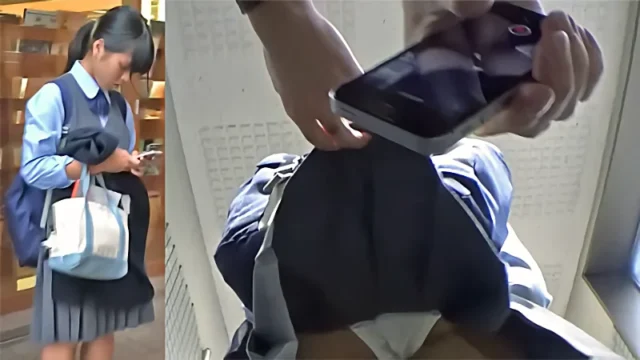 制服JKちゃんのスカート内抜き打ち検査14 [90MB]