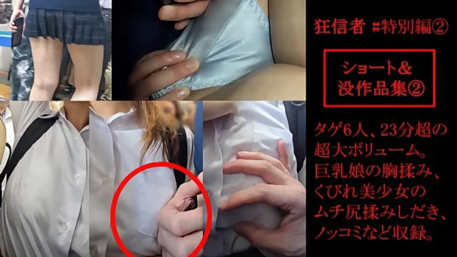 狂信者 #特別編②【ショート&没作品集②】23分超の大ボリューム!ブラウス越しにも分かるパンパン巨乳を鷲掴み揉み! [1.5GB]