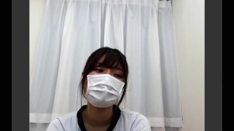 ノーブラブルマの可愛い子が体操エロ配信！
