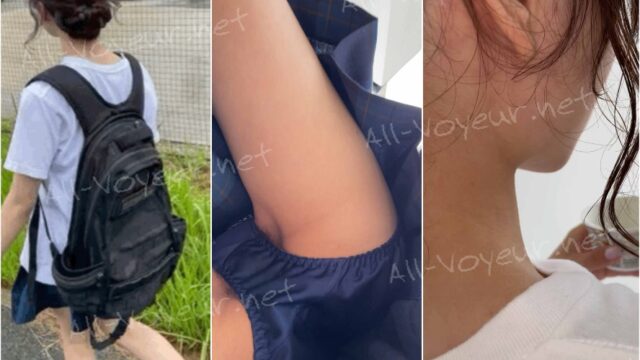 【再販】tiktok撮影の裏側／制服女子のスカートの中を撮影