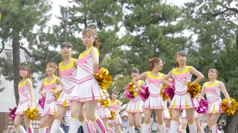 【4K】オカズ軍団！！女子大生チアのえちなサービス！！