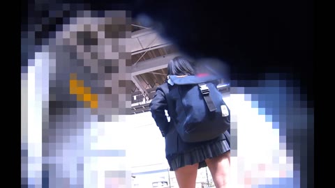 JKを下から逆さ撮りしてみたら2