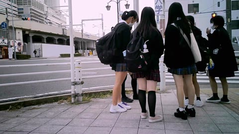 制服マジックVol.025(青チェック&赤チェックの生足を楽しむ編）
