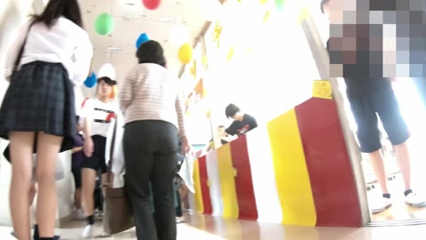 制服JKパンチラ逆さ撮り 文化祭編 No.17