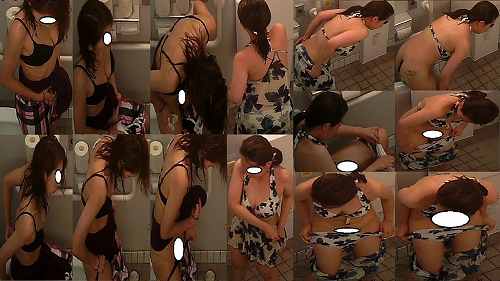 トイレ極⑮巨乳お姉さんが次々と…。清楚女子からギャル全５名