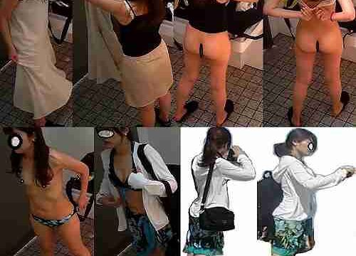 スタイル抜群アイドル似お姉さんのお着替え