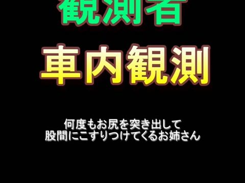 何度もお尻を突き出して股間にこすりつけてくる巨尻お姉さん