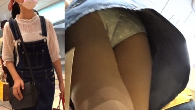 51.デニムスカートちゃんたちの生パンツ