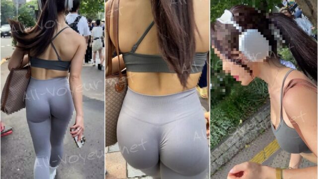 過去最高。プリンプリンの桃尻娘の街歩き動画。