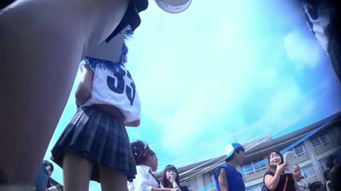 制服JKパンチラ逆さ撮り 文化祭編 No.47