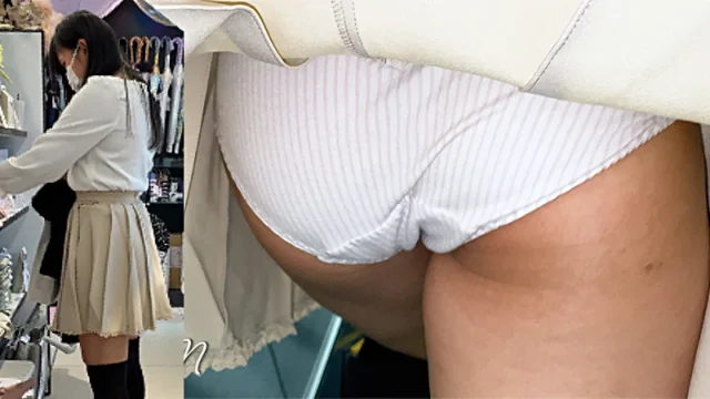 ニーハイ私服Kのめくりパンチラ [1.3GB]